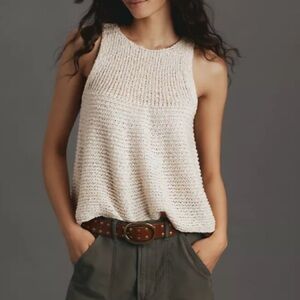 Pilcro Swing Sweater Tank Crochet